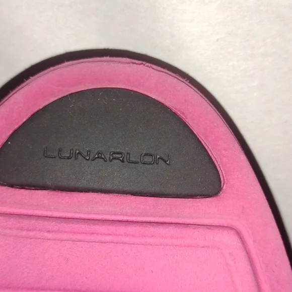 Cole Haan Lunargrand Women's Blue Suede Wingtip Pink Soles Shoes Size 8 D38899 - Picture 12 of 14